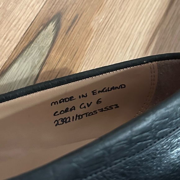 Cheaney Cora Loafer in Black Kudu/Moc Croc Nubuck - Picture 5 of 11